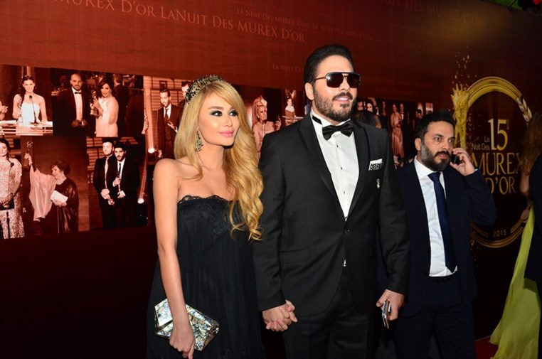 Ramy & Dalida Ayach at Murex D'or 2015